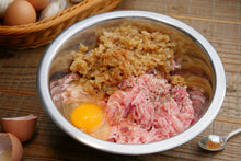 画像をギャラリービューアに読み込む, デュロック豚ハンバーグ材料