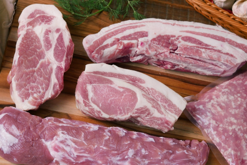 やまの華豚-精肉お任せセット：「デュロック純粋種の方波見牧場